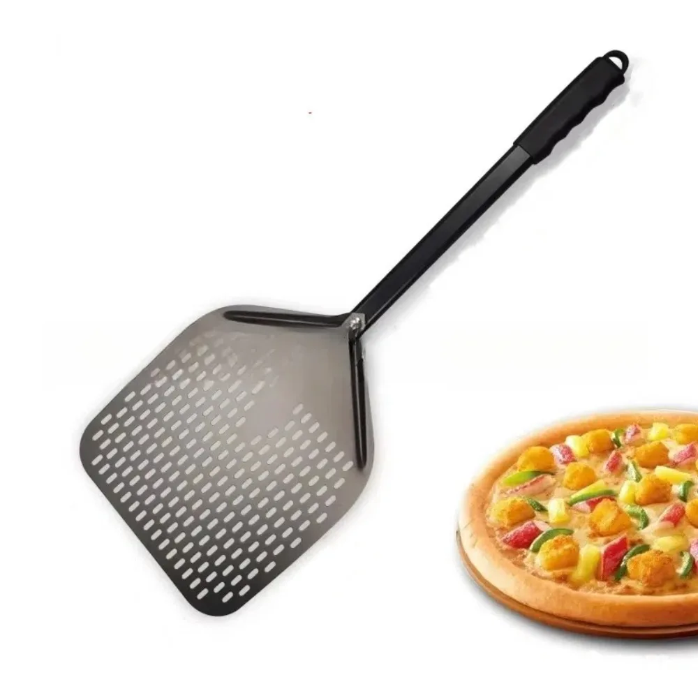 New 12/14 inch Aluminum Pizza Shovel with Long Handle Removable Pizza Paddle Spatula Big Pancake Pizza Turner Pizza Turning Peel