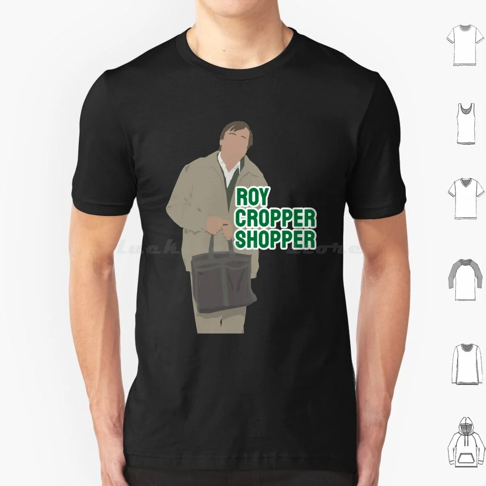 Roy Cropper Shopper T Shirt Big Size 100% Cotton Street Tv Soap Itv Uk Street Pop Culture Iconic Comedy Camp Soap Opera Uk Tv