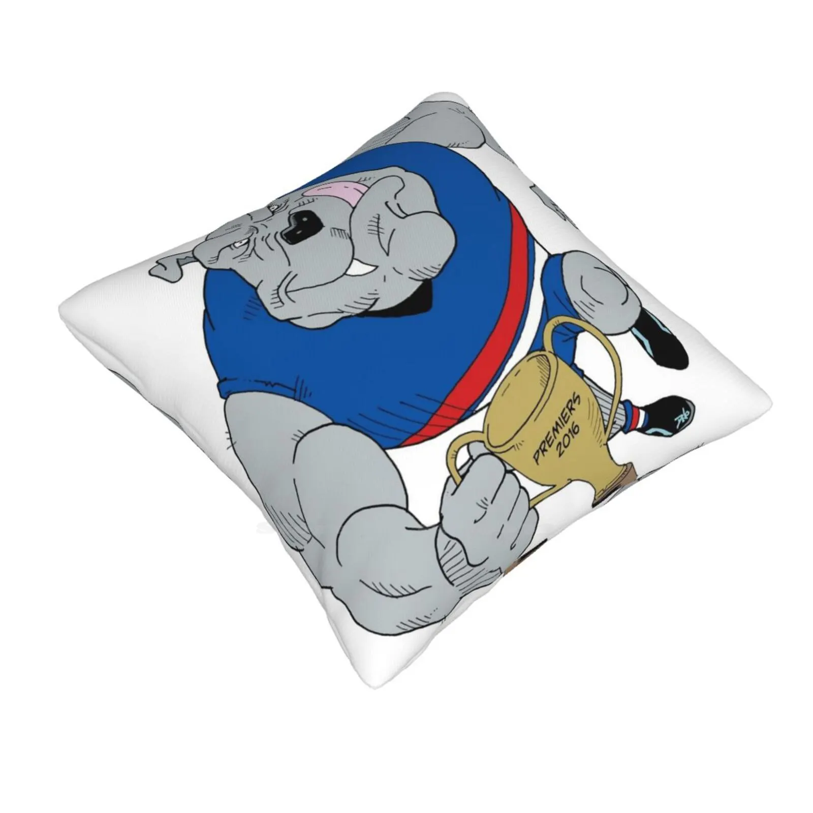 Bulldogs Premiers Pillowslip Pillowcase Western Bulldogs Premiers 2016 Afl Footscray Footy Football Aussie Rules Doggies Mascot