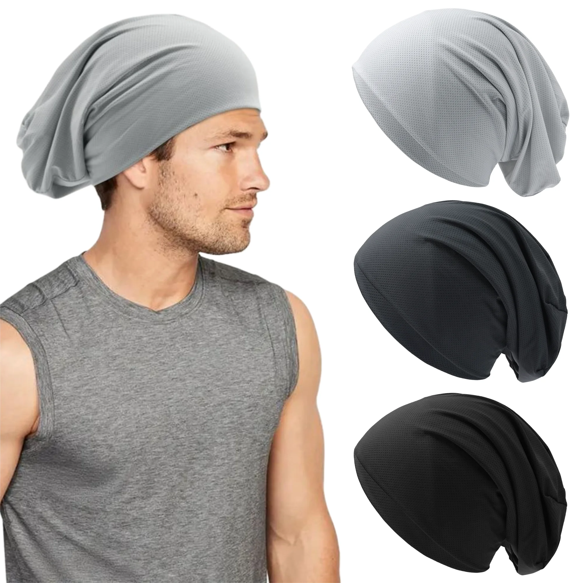 

3 Pcs comfortable unisex breathable hats for men and women, casual cycling sports hats summer quick drying running sports cap