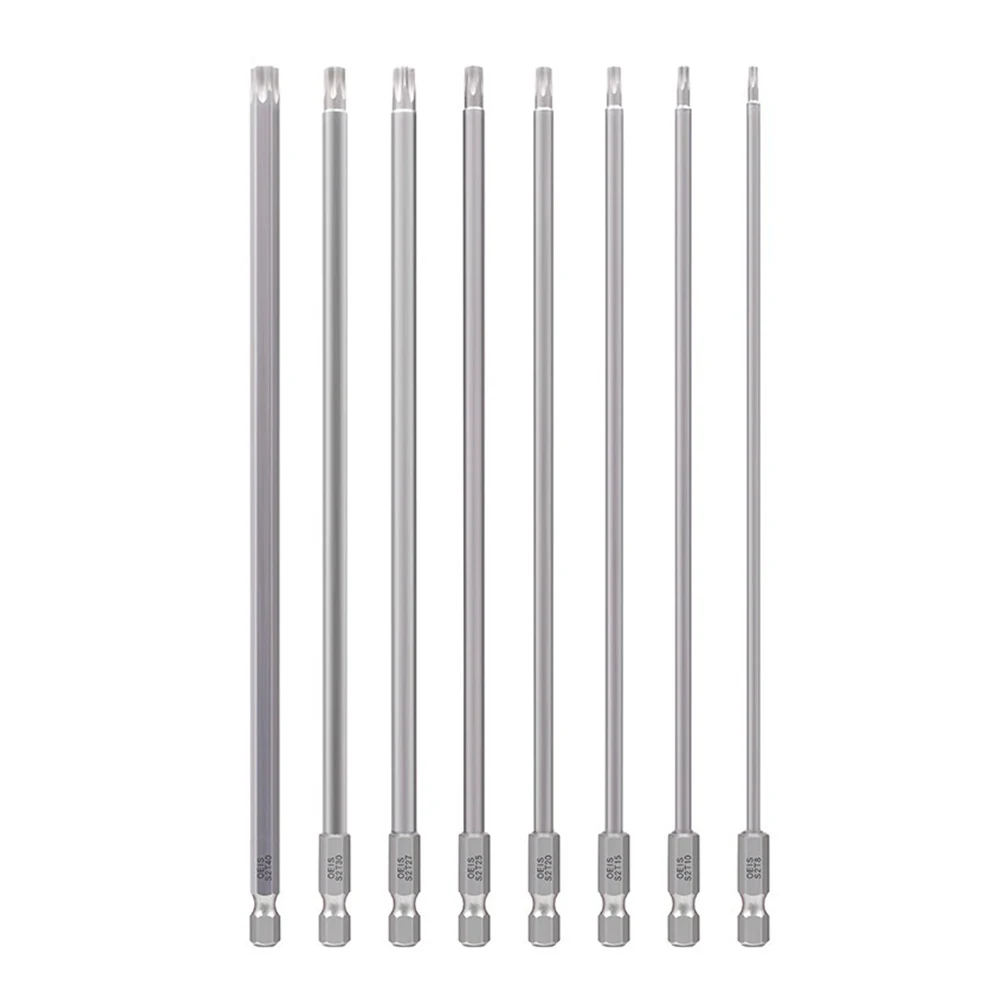 Screwdrivers Made from Sturdy Alloy Steel in an Eight Piece Pack at a Full Length of Two Hundred Millimeters Long