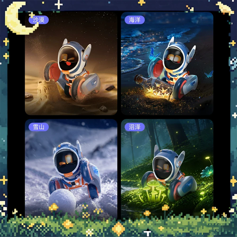 Loona Petbot Robot Dog Astronaut Limited Edition AI Smart Companion Robot Electronic Pet Interactive Voice Command Programmable