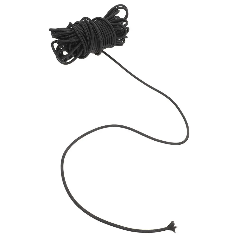 

1 Roll Elastic Bungee Cord Round Elastic Rope High Density Rubber Shoelaces for Sneakers Cuffs DIY Crafts Decorative Replacement