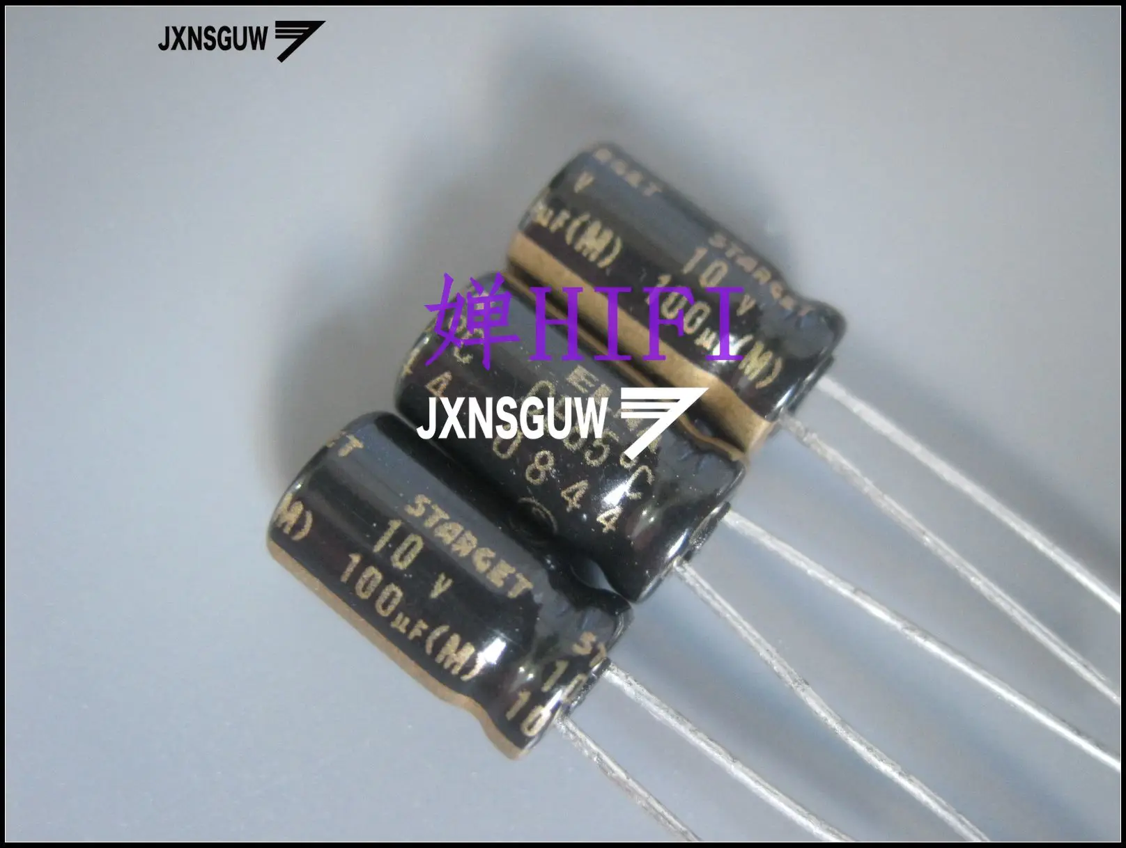 

20PCS ELNA STARGET 10V100UF 6.3X11MM Black Aluminum electrolytic capacitors 100uF/10V 85 degrees 100UF 10V Gold word