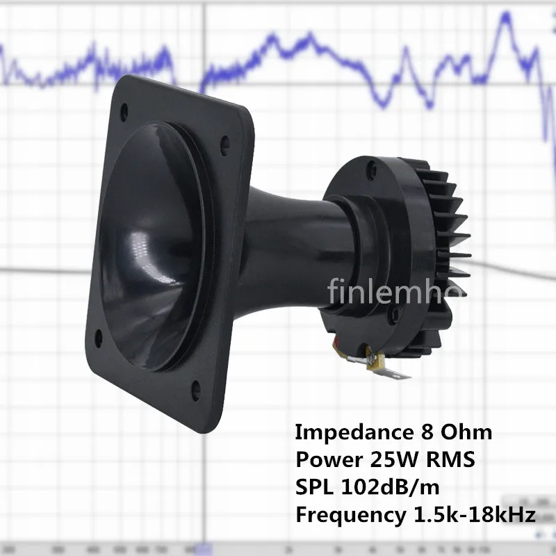 1PC ลำโพงทวีตเตอร์25มม.Voice Coil 80W Peak Treble HiFi สำหรับ DJ เสียงบันทึกสตูดิโอโฮมเธียเตอร์