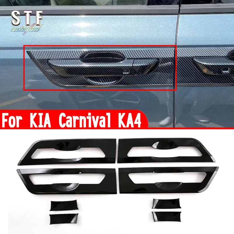 

For KIA Carnival KA4 2021 2022 2023 Car Accessories Door Bowl Trim Molding Decoration Stickers