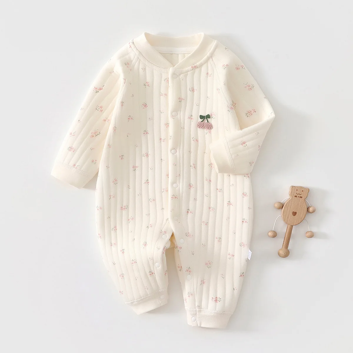 Baby Frühling Herbst Warme Overall Neugeborenen 0 Bis 18 Monate Outdoor Reine Baumwolle Täglichen Body Baby Mädchen Cartoon Casual Strampler