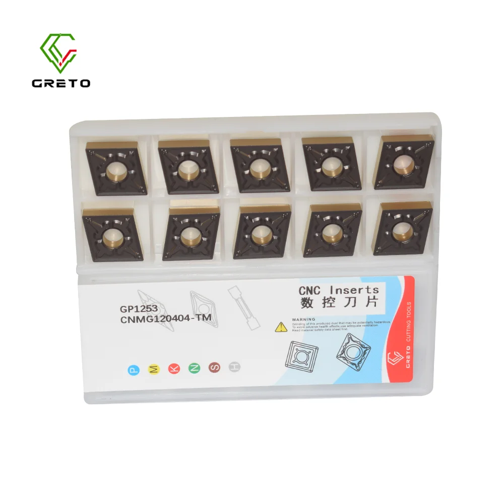 CNMG120404-TM CNMG120408-TM CNMG120412-TM GP1251 GP1253 Turning Inserts for Steel Carbide Insert Tools