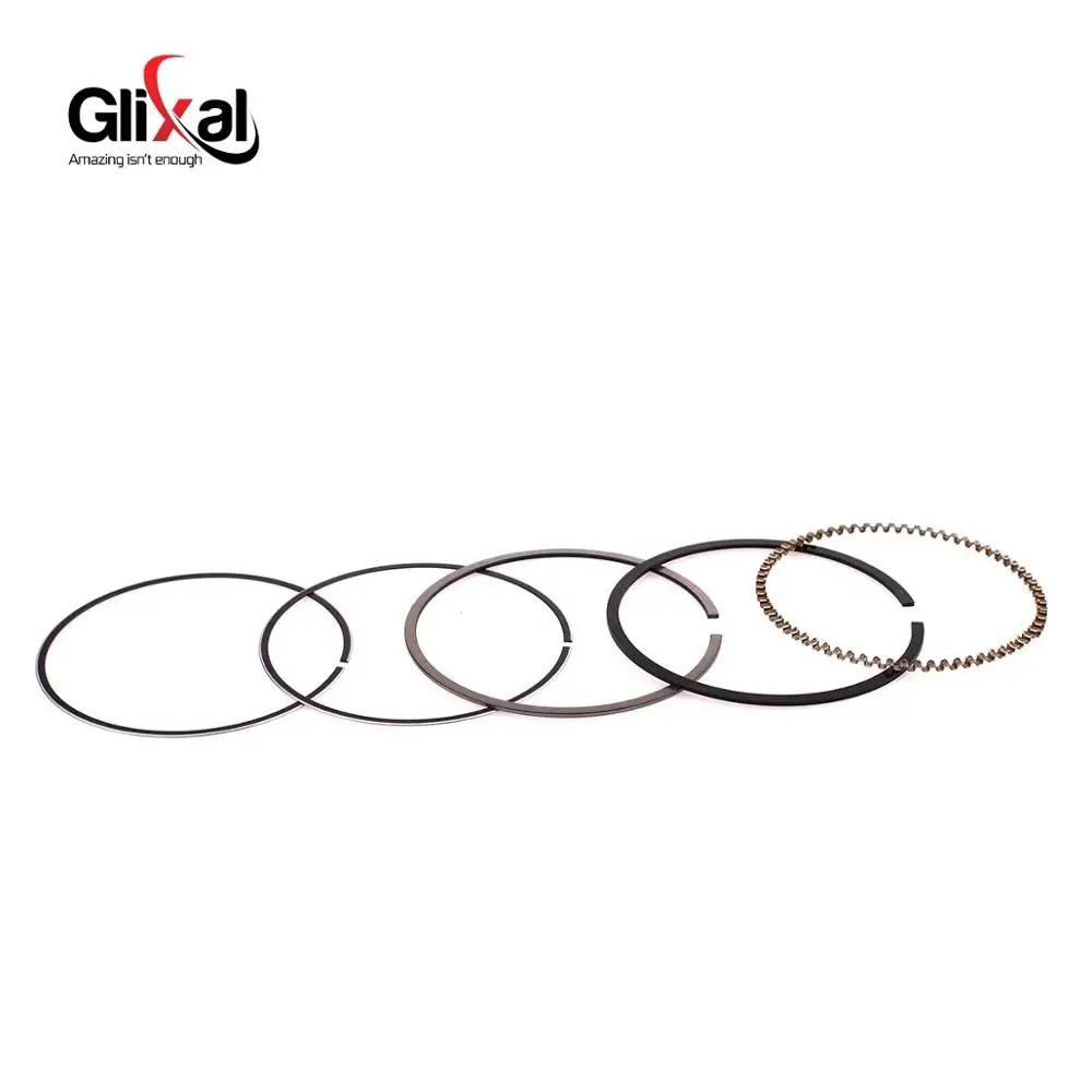 Glixal GY6 160cc 58.5mm Piston Kit Piston Ring for Chinese Moped Scooter ATV Go kart UTV 157QMJ Engine