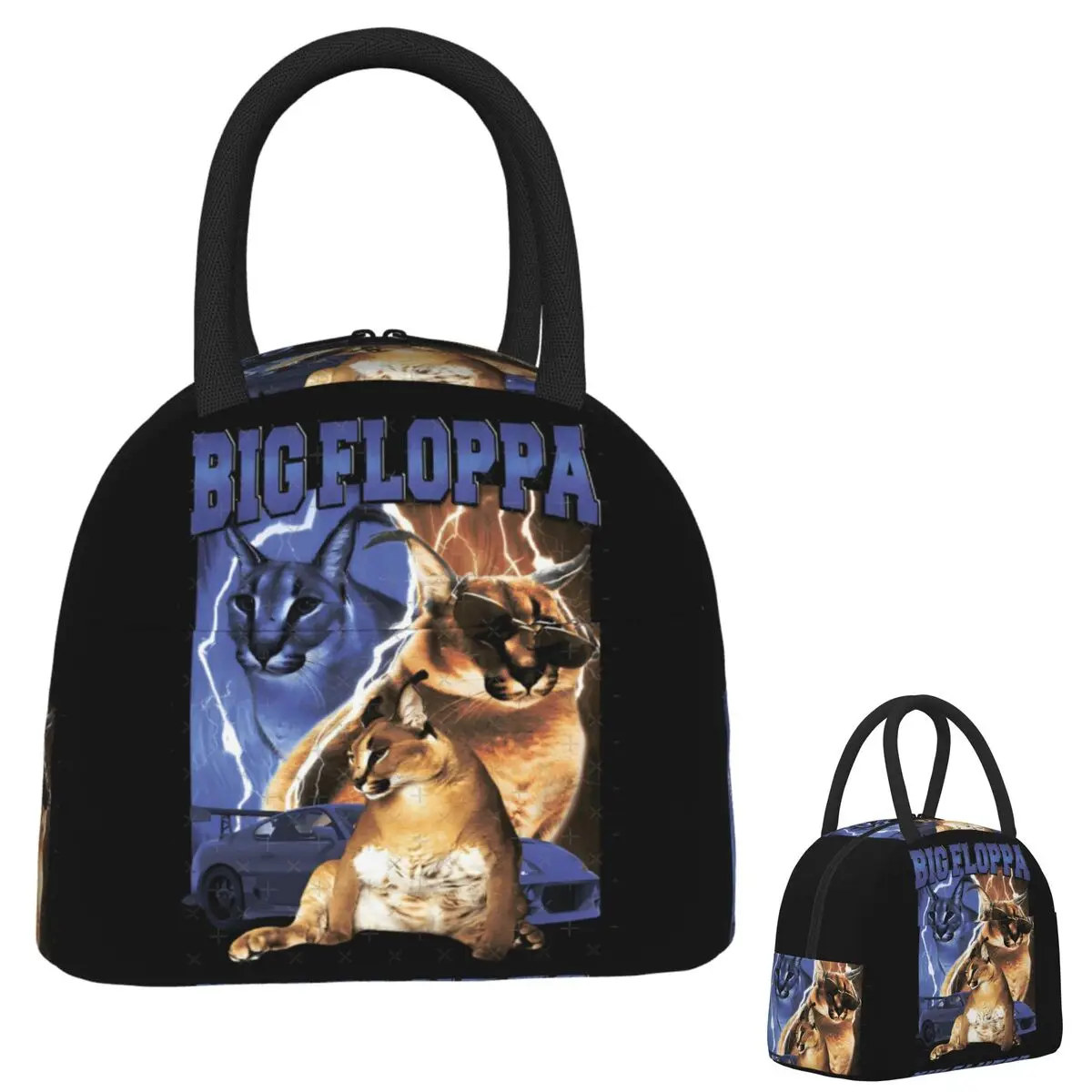 

BIG FLOPPA RAP Insulated Lunch Bag for Women Kids Portable Food Boxes Thermal Lunch Box Tote