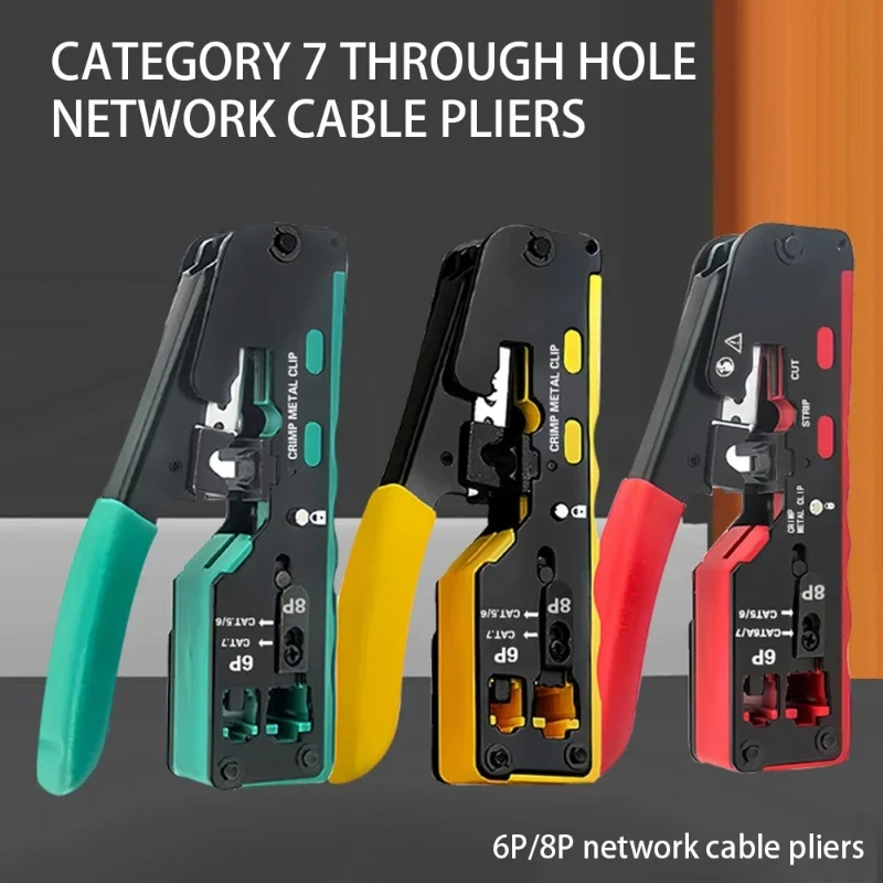 Multi functional network cable pliers, photovoltaic dedicated wiring crimping pliers, professional network tool kit