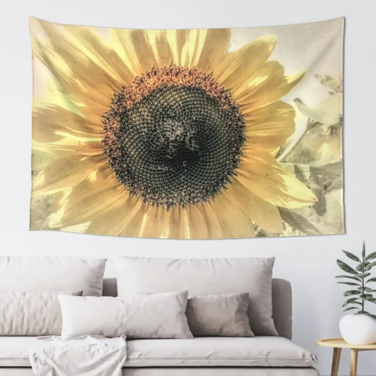 Soft Sunflower Flower Modern Country Home Decor Cottage Art A421a Tapestry Bathroom Decor Wall Decor Bedroom Deco Tapestry