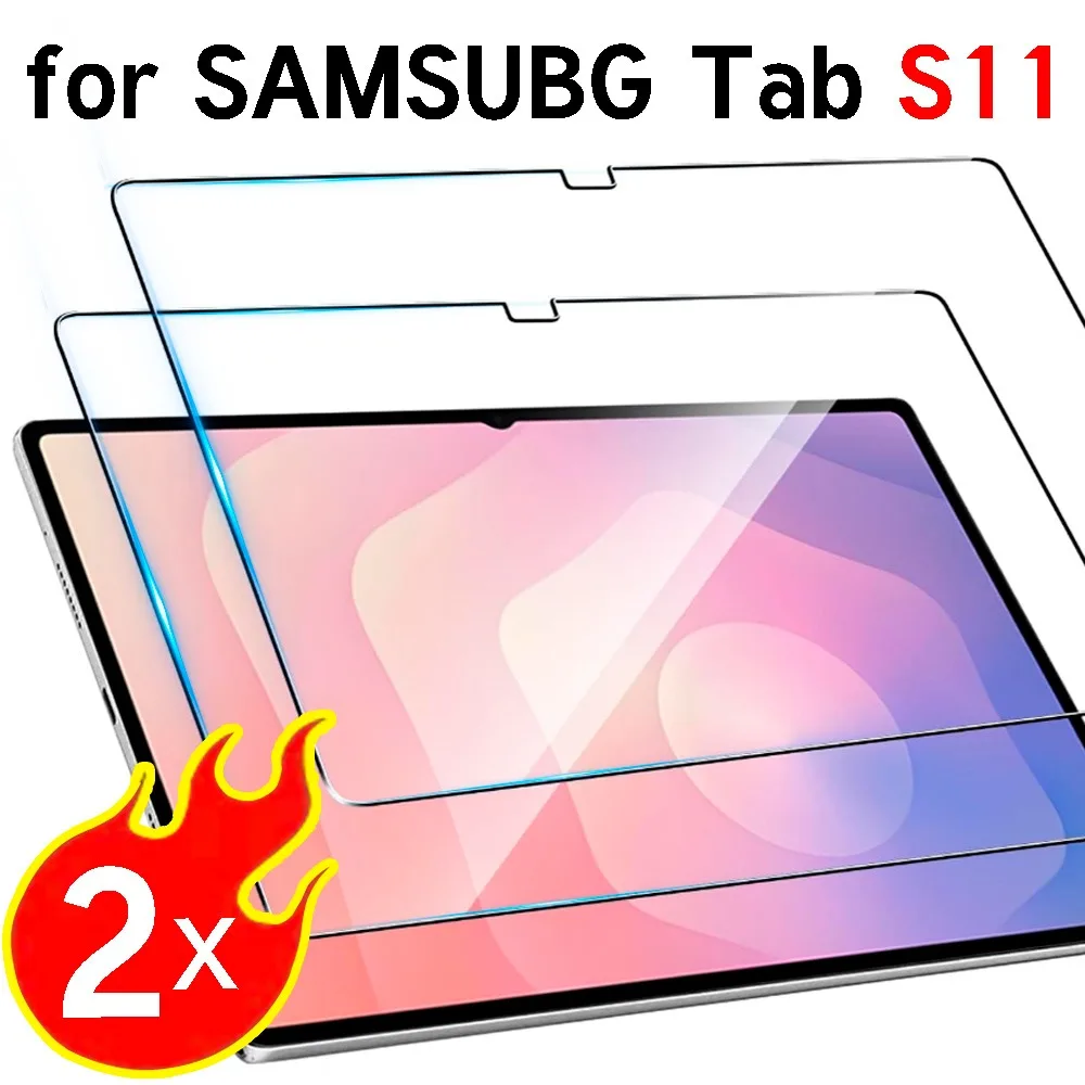 2-1PACK 9H Tempered Glass Screen Protectors for Samsung Galaxy Tab S11 Ultra 11/14.6inch Anti-Scratch Hardness Films for Samsung