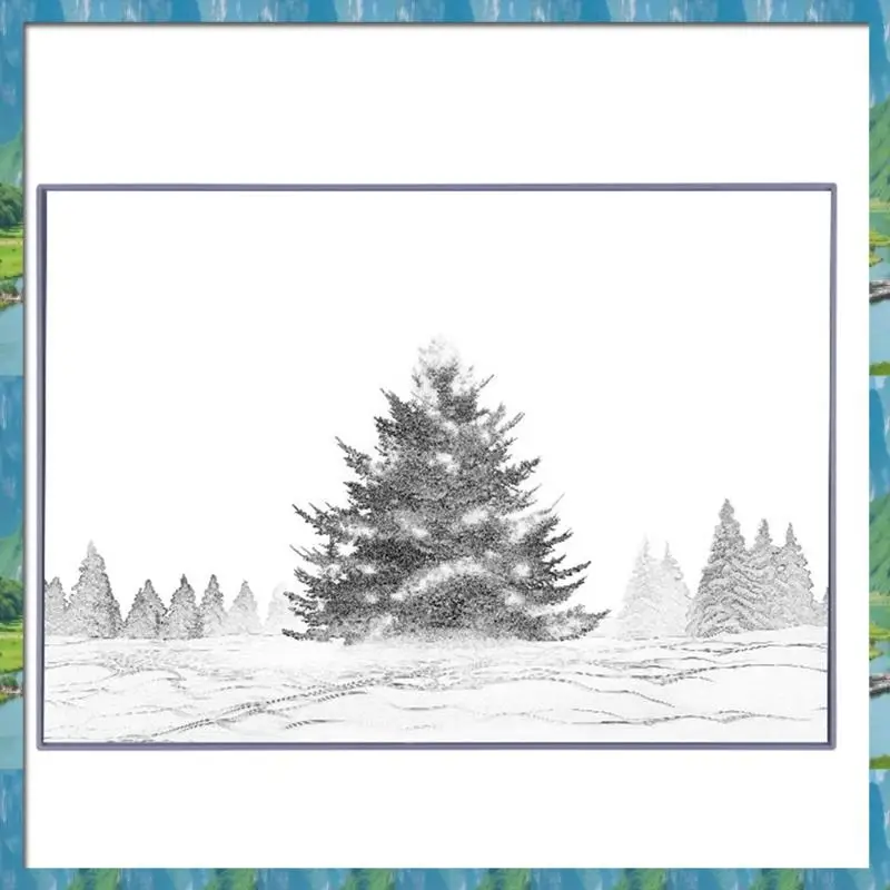 AB07 HOT HD Immagine Decorazioni Lampada Spina USB Bella città Vista notturna Casa Lunetta stretta Albero di Natale