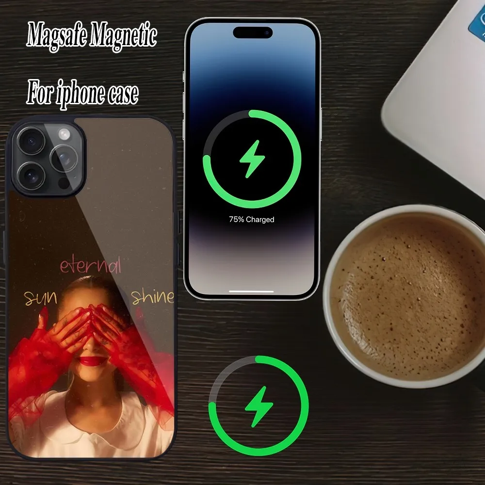 Ariana Grande Eternal Sunshine Phone Case For iPhone Magesafe Magnetic  15 Pro 11 Mini 12 13 14 Max Plus Shell