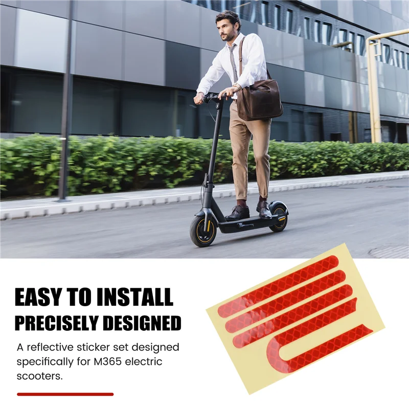 

Hot Selling-Front Rear Wheel Tyre Cover Protective Shell Reflective Sticker For Xiaomi Mijia M365 Electric Scooter Skateboard Pa