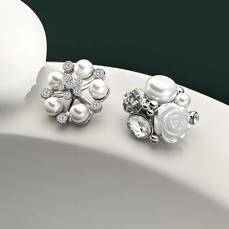 High-End Metal Decoration Buttons for Women Chiffon Dress Shirt  Premium Quality Clothing DIY Fashion Accessories Fine Supplies