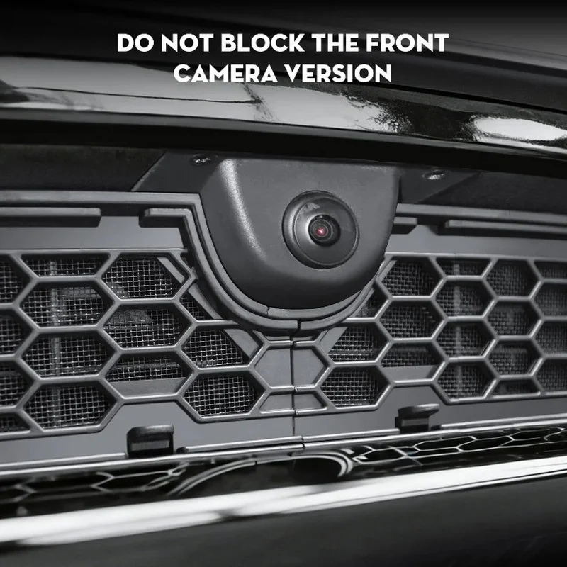 Anti-Insect Net for Tesla Model 3 Highland 2026 Radiator Mesh with Camera Cutout Design Lower Bumper Intake Grille Car Accessory