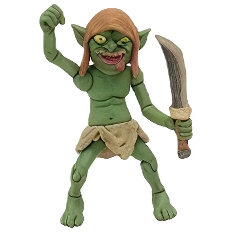 Figurine d'action mobile Cabin Goblin 2, Joint du diable rouge et vert, modèle Super Flexible de 8cm, jouets de collection classiques, cadeau, en Stock