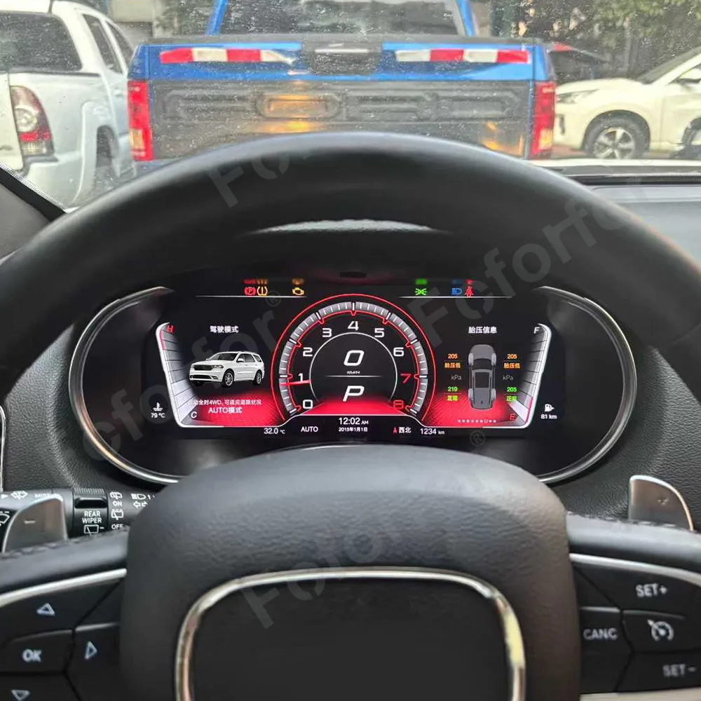 

New 12.3 Inch LCD Dashboard Panel Virtual CockPit Speedometer For Dodge Durango LCD instrument panel 2011-2021 In Stock