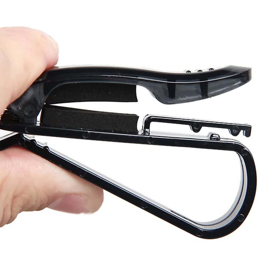 

Sunglasses Holder for Car 6 7cm L 2 5cm W 3 4cm H Black Plastic Clip Glasses Pen Ticket Multifunction Auto Eyeglasses Sun Visor