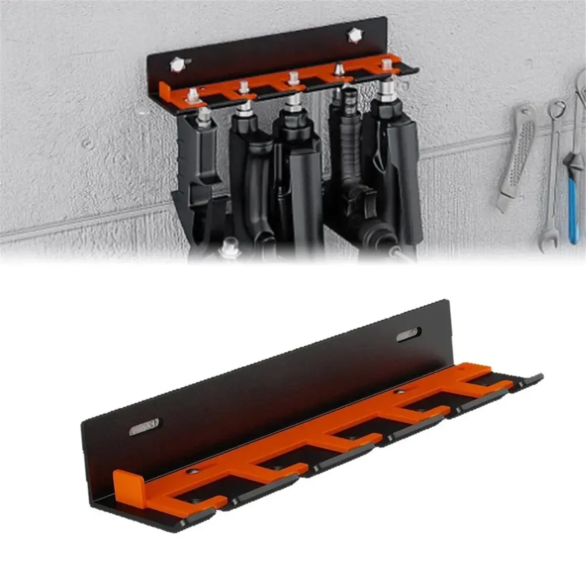 【TODAY-BUY】~@ Heavy Duty Pneumatic Tool Rack Wall Mounted Organizer for Garage Workshop Storage Tools Spare Parts