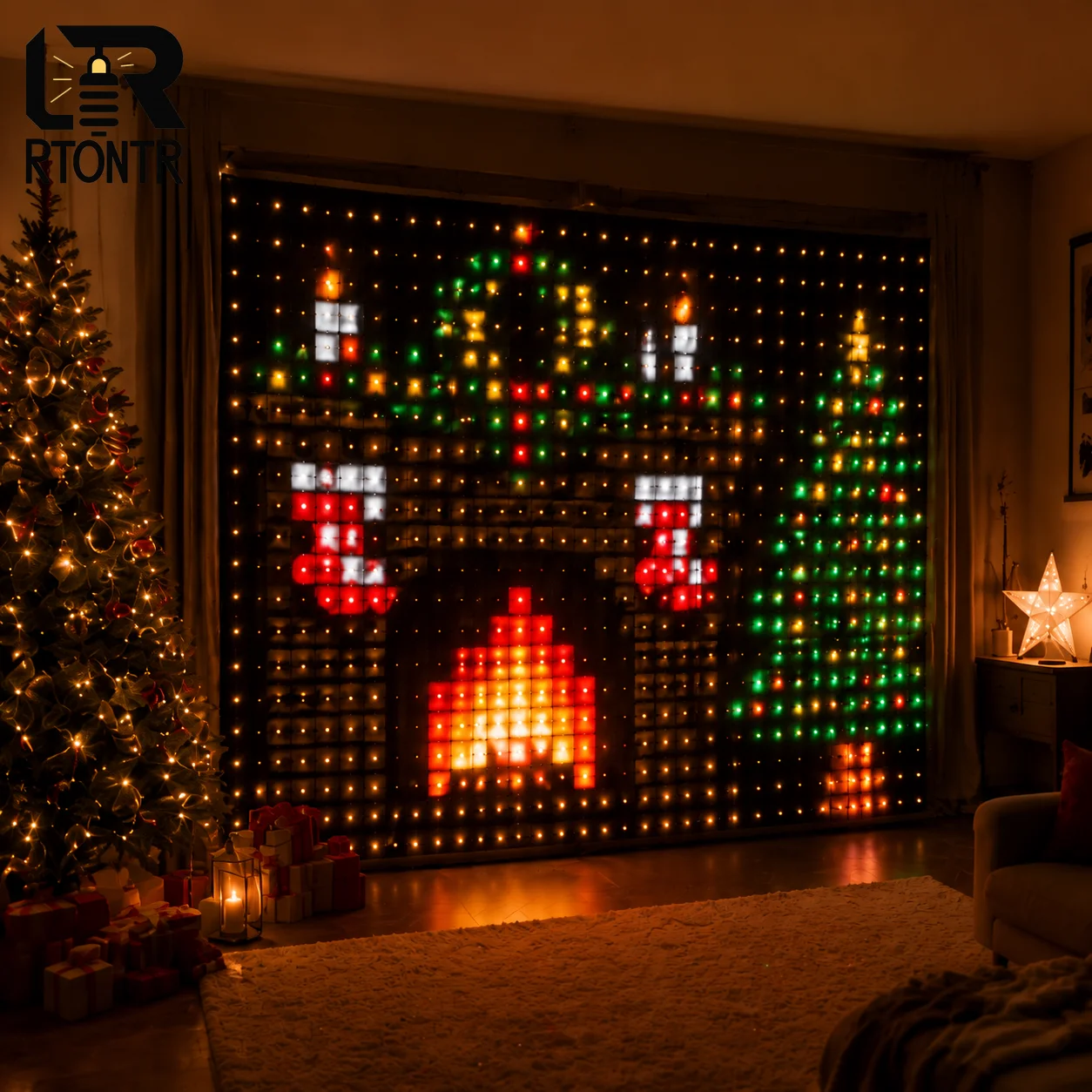 smart-led-curtain-lights-christmas-string-lights-bluetooth-app-control-music-sync-color-changing-window-wall-decoration