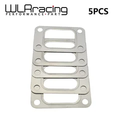 WLR RACING - 5pcs(lot) Turbo Turbine Inlet Stainless Steel304 Gasket For T25 T28 HQ turbo inlet gasket WLR4802