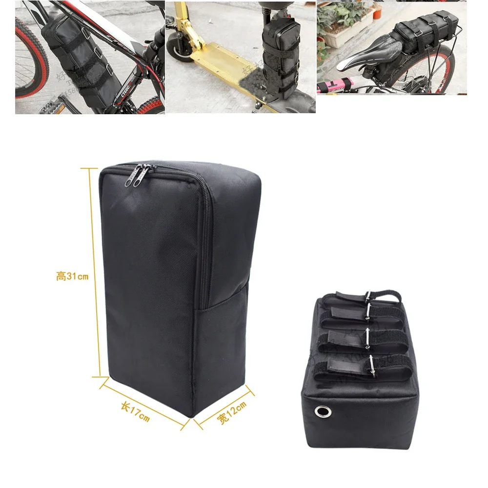 Electric Scooter Bag Lithium Battery Bag Rear ebike Lithuim PVC Battery Front Rear Bag Bicycle Accessories for MTB Bike Bag