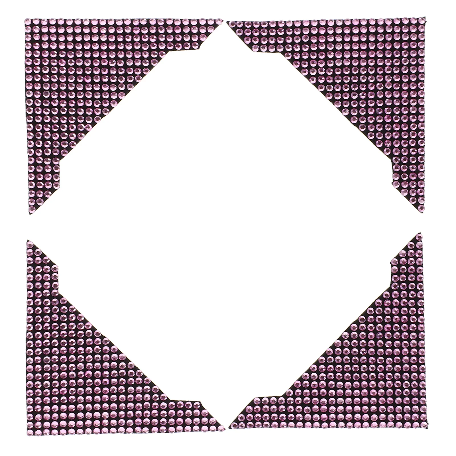 

4Pcs Car Door Anti Collision Strip Rhinestone Edge Protectors Durable Anti Scratch Guards for Suv Truck Car Door Corner