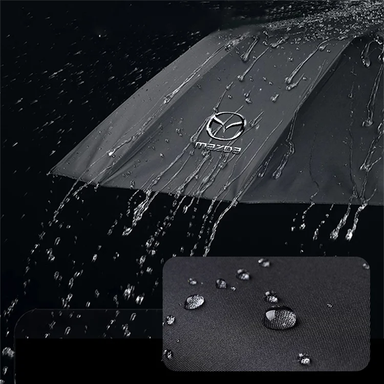 Car Logo Automatic Folding Windproof Sunshade Umbrella For Mazda 2 3 5 6 7 Axela Atenza Speed 6 CX4 CX5 CX7 MS Demio MPS Miata