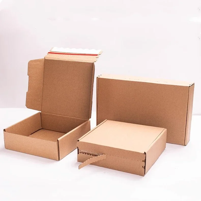 Zipper Style Airplane Box Express Packaging Without Tape Self Adhesive and Easy To Tear Pull Type Carton Airplane Box Large
