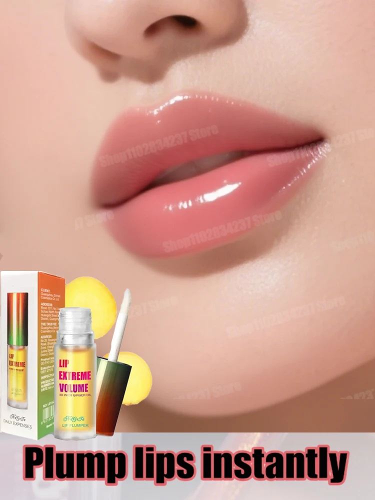 

Lip Plump Serum Essential Oil Increase Lip Elasticity Repair Nourish Reduce Fine Lines Beauty Lip Care