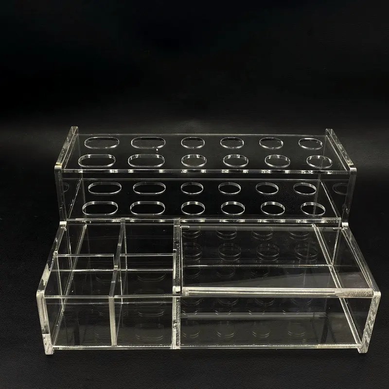 Soporte organizador para jeringas y accesorios, dispensador Dental de acrílico compuesto, aplicador