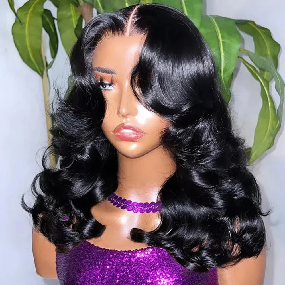 

Объемная волна HD Парик фронтальной части шнурка 250% Короткий парик Боб Бесклеевые человеческие волосы Волна воды 13x4 13x6 Прозрачные парики фронта шнурка для женщин