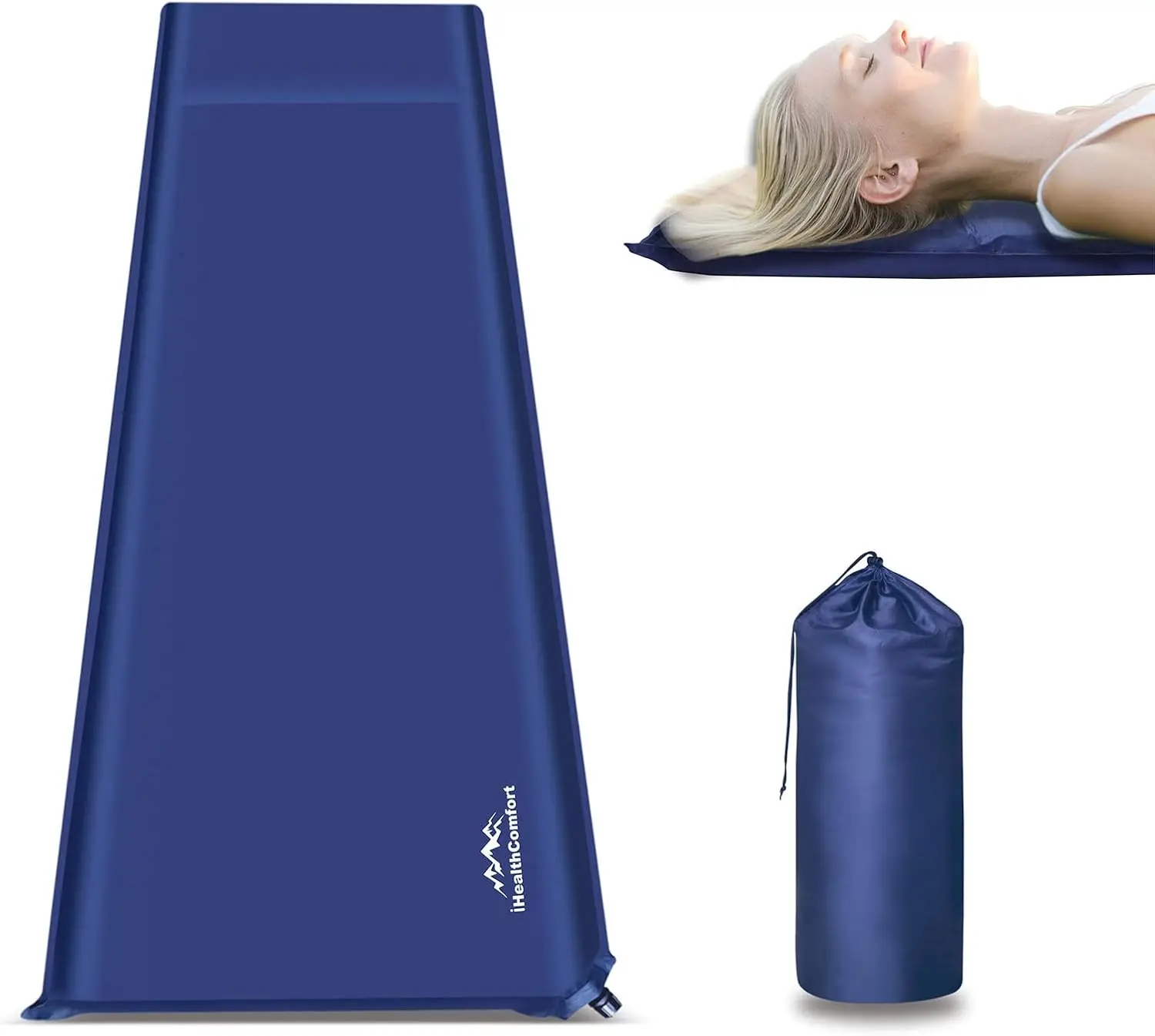 

Camping Sleeping Pad Self Inflatable Camping Mattr With Pillow,Lightweight&Compact Sleeping Pad For