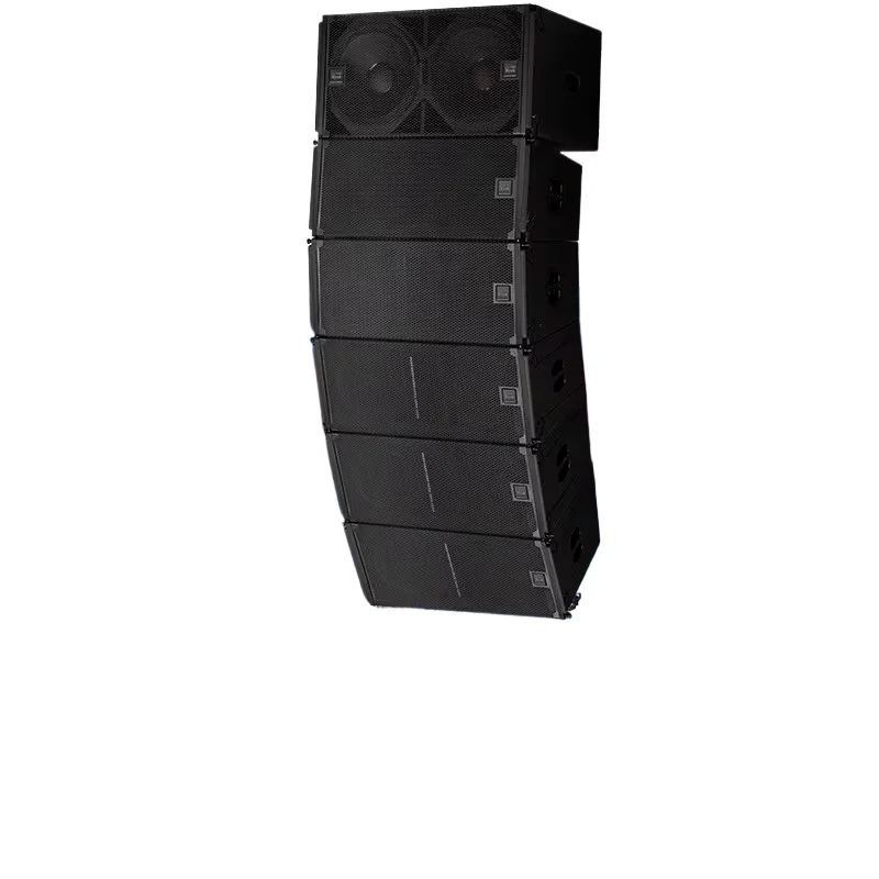 Custom Dual 12 Inch Passive Line Array Speaker System Professional Stage Indoor Outdoor Event Audio Equipment