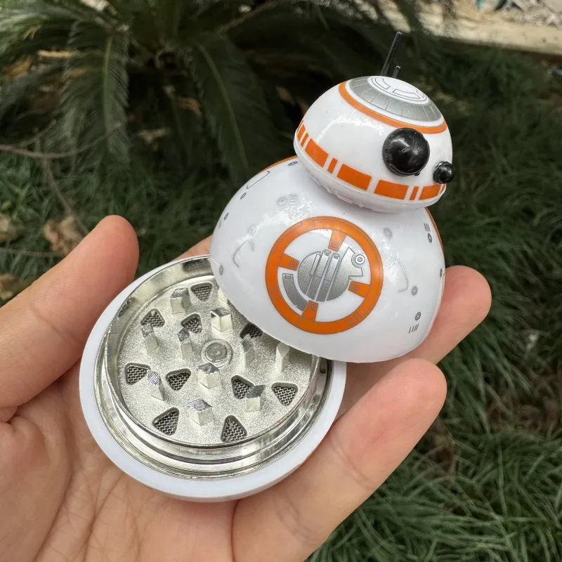 متعددة الوظائف 3 طبقات سبائك الزنك كسارة اليد مطحنة الفلفل لتوابل المطبخ وملحقات التدخين #4