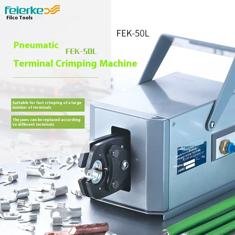 

FEK-50L Pneumatic Wire Crimping Pliers, Electric Fully Automatic Terminal Crimping Machine, Crimping Tool