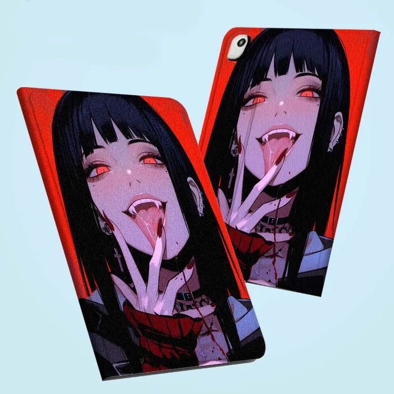 

Kakegurui Cool Popular Art For iPad Pro Air Mini 2 3 4 5 6 7 7th 8th 9th 10th 11th 10.2 9.7 10.5 10.9 11 12.9 13 Tablet Case