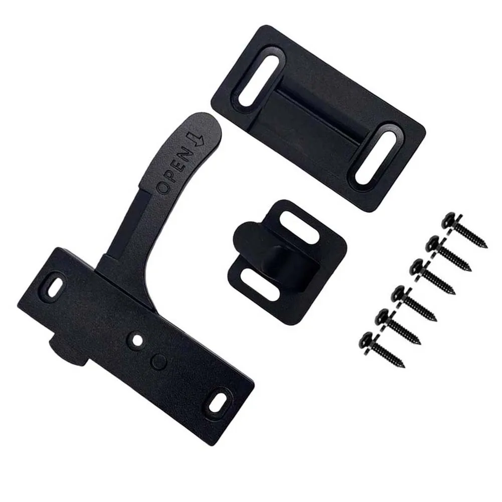 Aluminum RV Screen Door Latch Kit for Secure Easy For Access Compatible with Most Recreational Vehicle Screen Doors