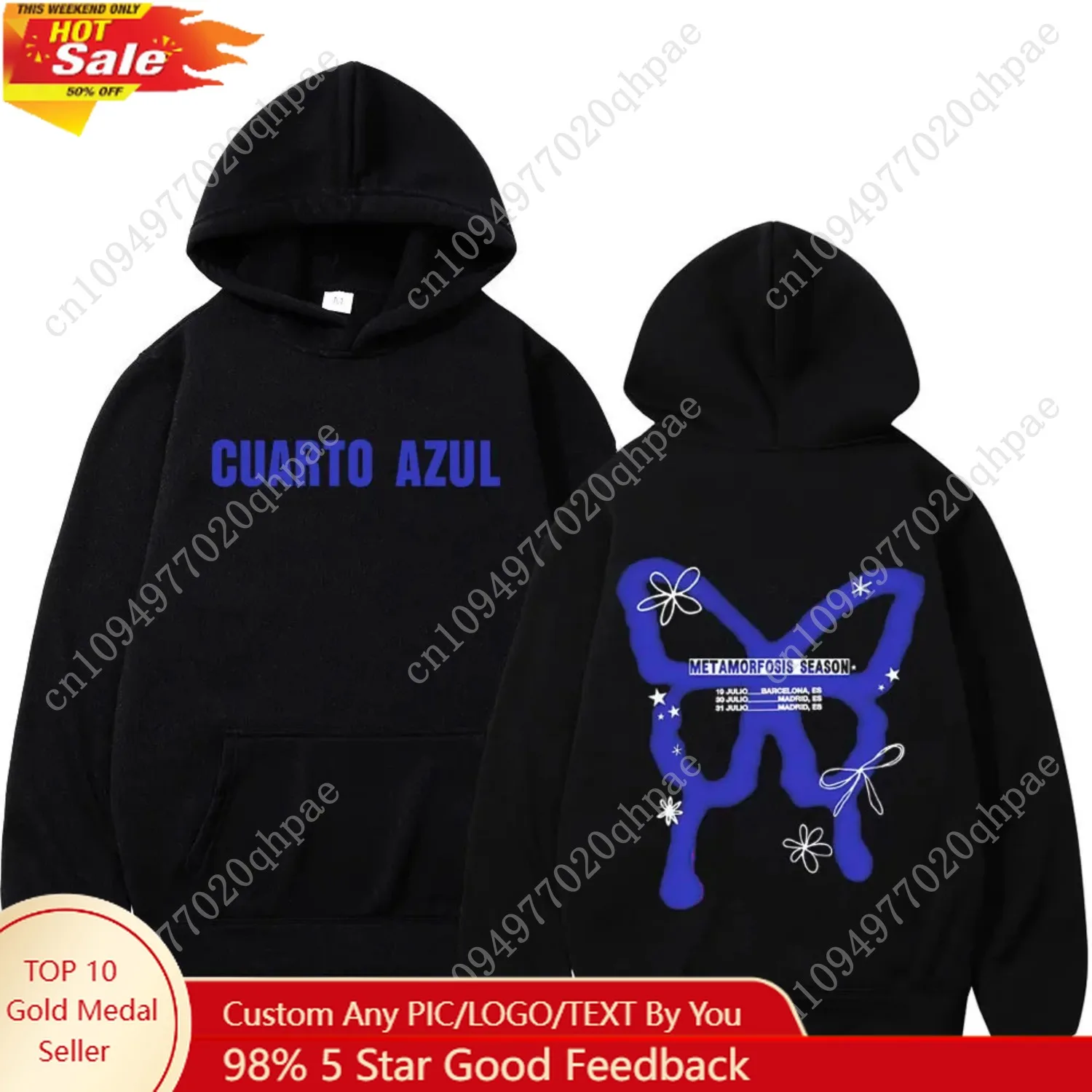 

Butterfly Aitana Graphic Hoodie Men Women Hip-hop Harajuku Pullover Long-sleeved Winter Loose Casual Aesthetic Trendy Sweatshirt