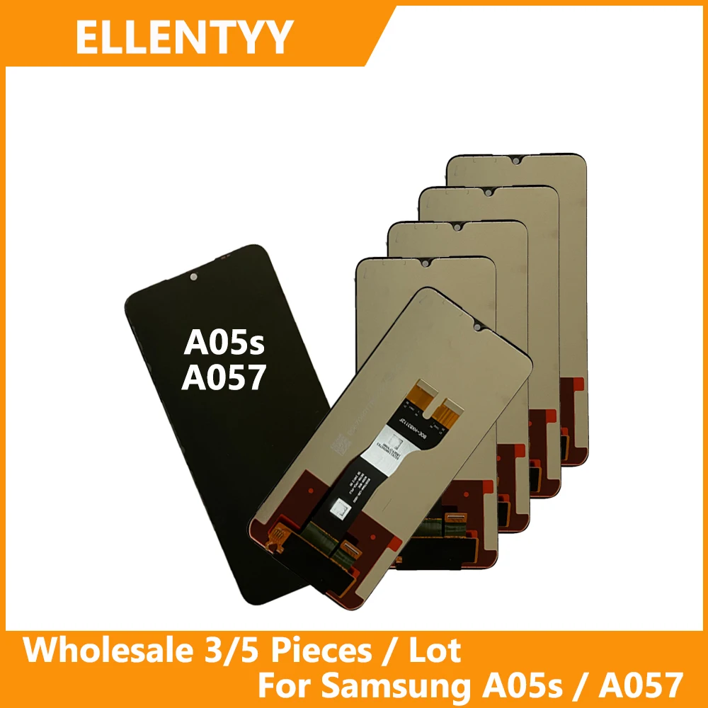 Оптовая продажа, 3/5 шт./лот, высокое качество для Samsung A05s/A057 ЖК-дисплей с сенсорным дигитайзером
