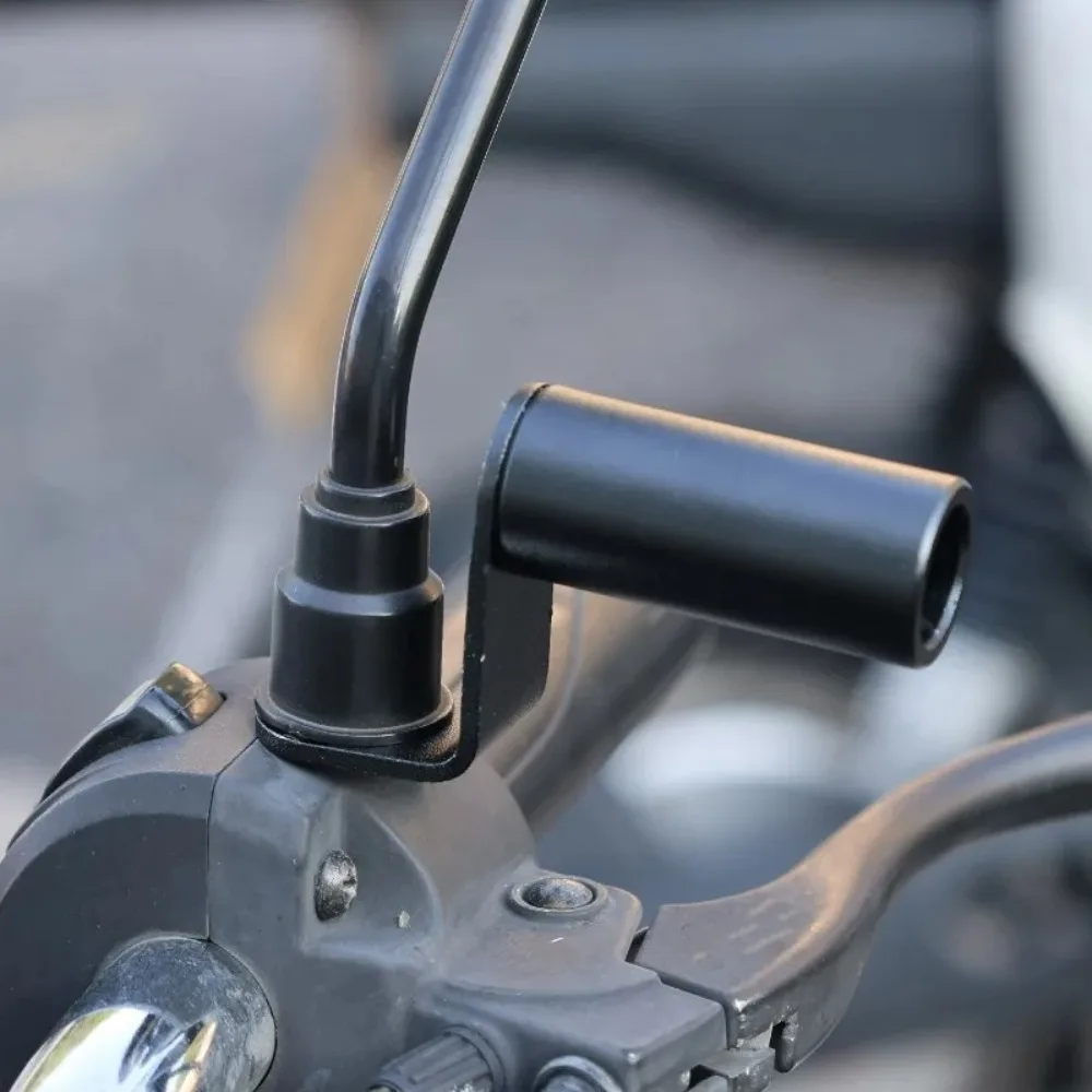 CNC‑Aluminum Anti‑Vibration Mirror Extender Riser Universal Mount Adapter Motorcycle Scooter E‑Bike Mod Parts Wholesale