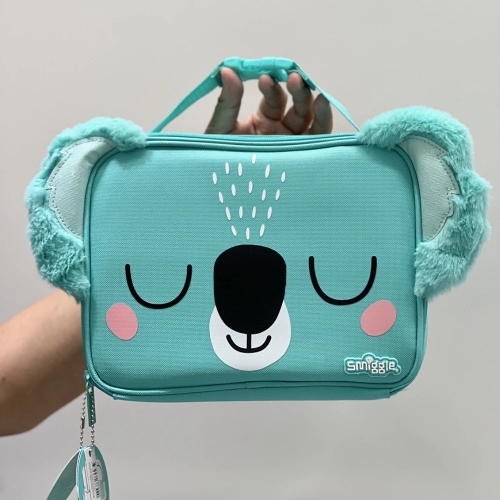 Australia Smiggle Schoolbag Grade 1-6 Students Shoulder Bag Green Koala Set Large Backpack Multifunctional High-grade