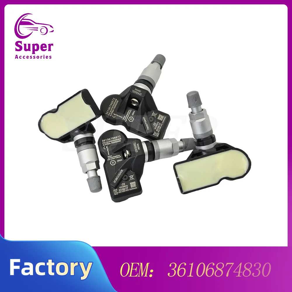 

TPMS Tire Pressure Sensor For BMW 2 3 4 5 6 7 Series X1 X3 X4 For MINI COOPER CLUBMAN 433MHz 6798872 36106874830 36106798872