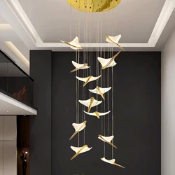 Modern Stair chandelier Pendant lights indoor lighting Ceiling lamp hanging light led Chandeliers for living room indoor lightin