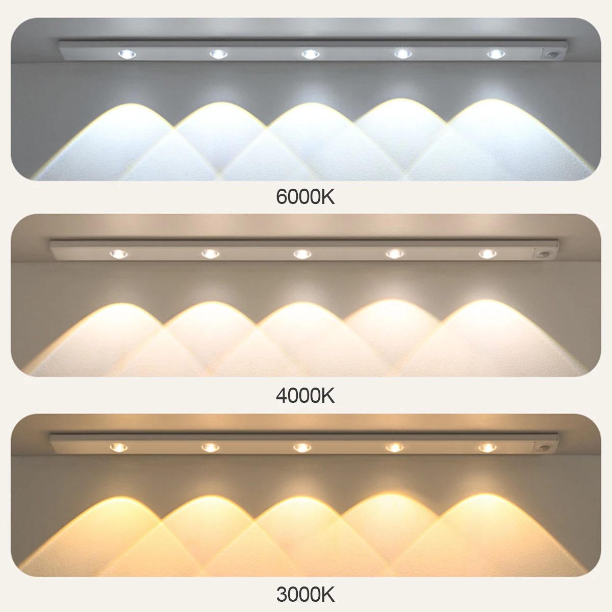 

Супер тонкий датчик движения Led с Pir Night 10cm до 50 cm USB Type C Заряжаемый присос Читать мини 3 цвета