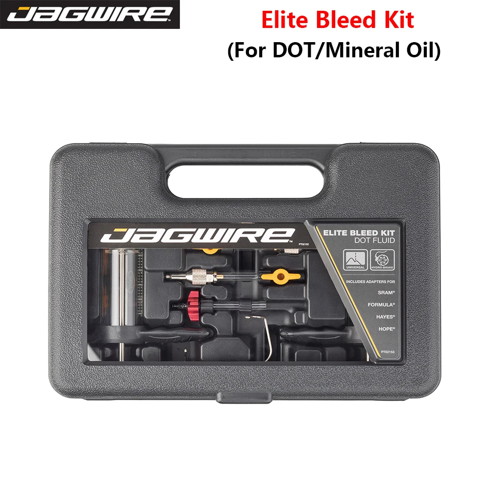 JAGWIRE Elite Bleed Kit Bicycle Brake Hose Filling Tool For DOT or Mineral Oil Hydraulic Disc Brake Oiling Tool For SRAM/Shimano