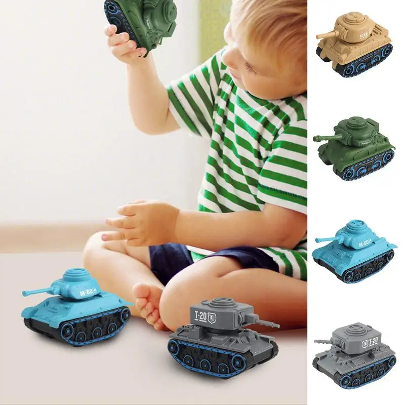 Kids Tank Toy Press Tank Toy Boys Parties Favors Educational Sturdy Tank Battle Truck Toy For Christmas Birthday